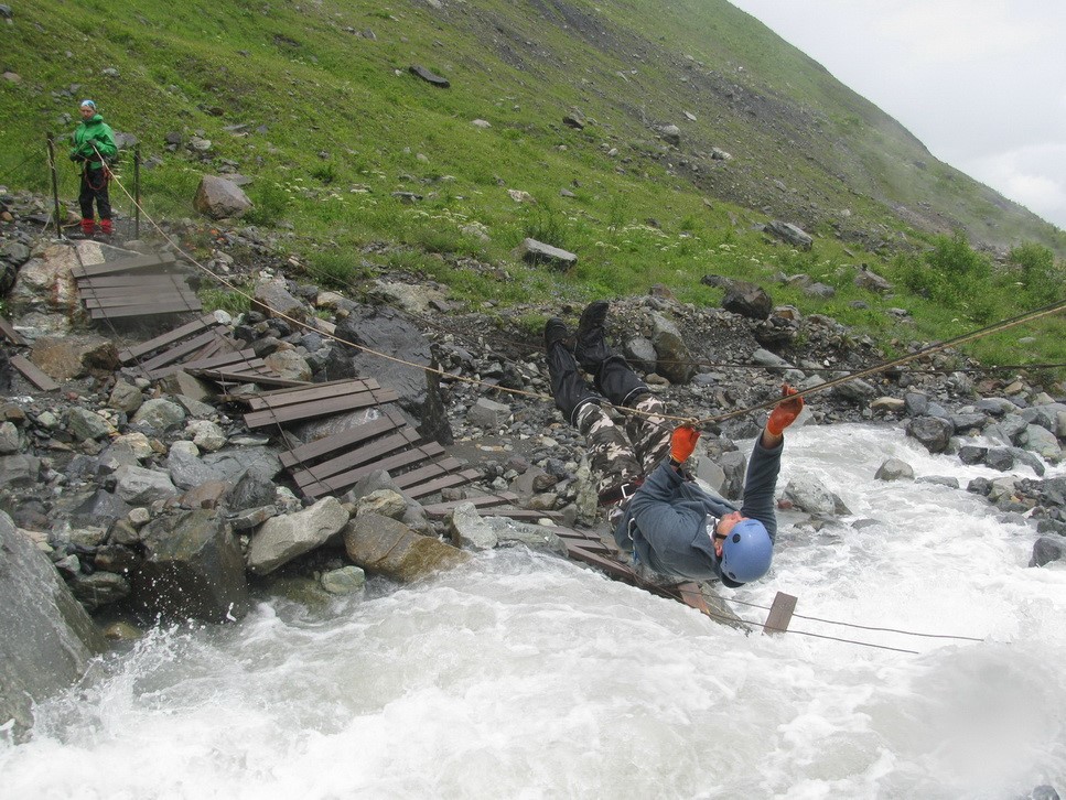 переправа черз р. Колка