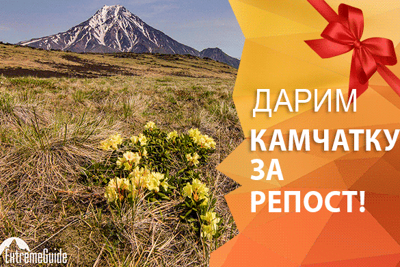 КОНКУРС: Дарим 1 место в путешествии на Камчатку за репост!