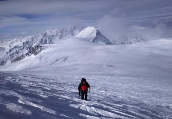 Рассказ нашего гида Александра Мороз о восхождении на Казбек в феврале, 2019 года