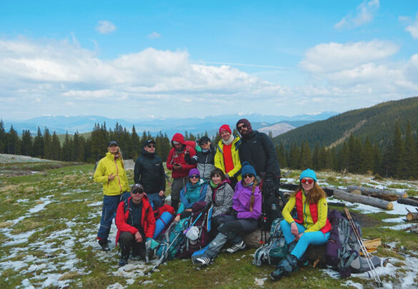 С 5 мая по 9 мая изолировались в Карпатах