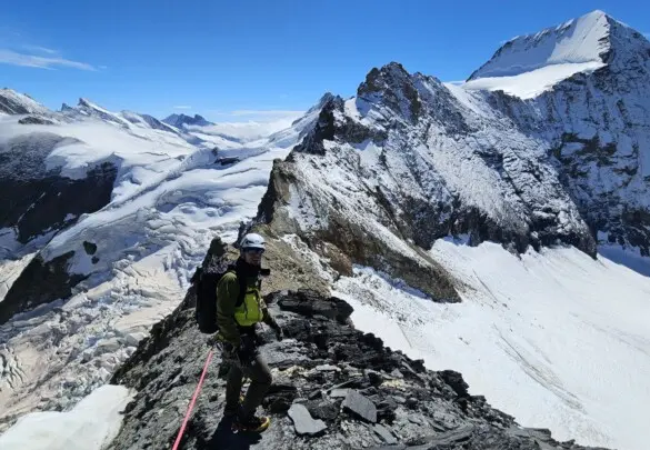 Сходження на г. Айгер (3970 м), по гребеню Міттеллегі